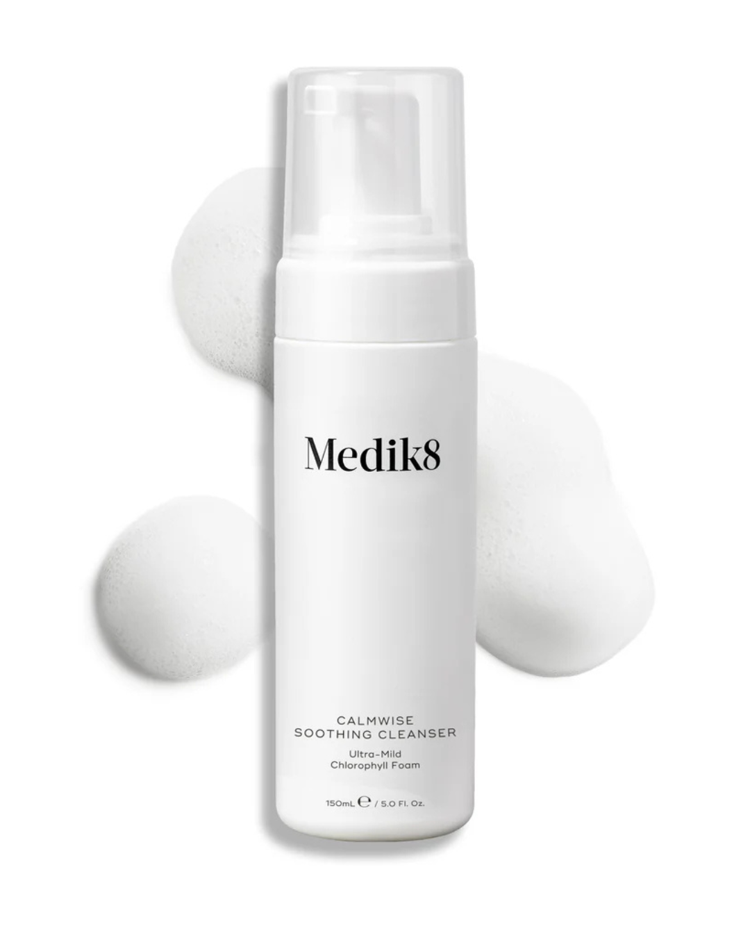 Medik8 Calmwise Soothing Cleanser bottle on a white background